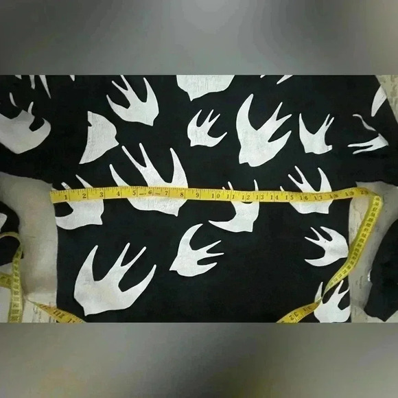 MCQ Alexander McQueen Swallow Sweatshirt Dress Small - Picture 12 of 14